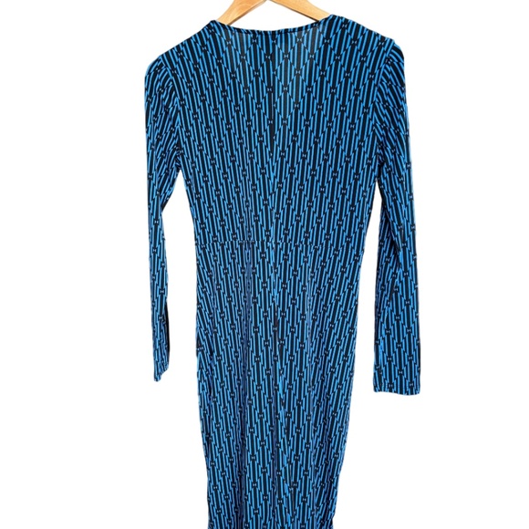 MICHAEL Michael Kors | Women's Blue Design Wrap Dress - Picture 8 of 10